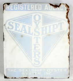 SEALSHIPT OYSTER FLANGED SIGN
