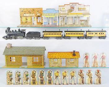 MARX WESTERN TRAIN OUTFIT