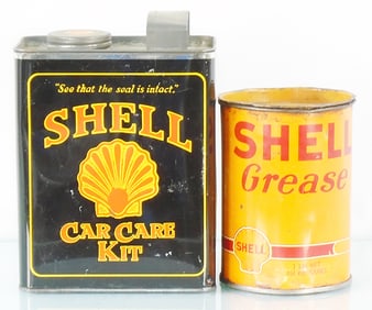 2 SHELL AUTOMOTIVE CONTAINERS