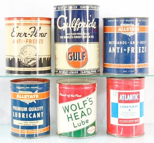 6 AUTOMOTIVE CANS