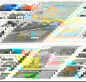 2 MARX PLASTIC TRAIN SETS