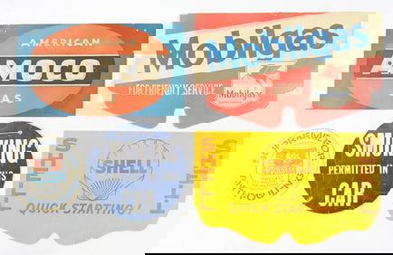 5 SERVICE STATION SIGNS