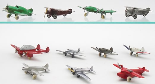 11 DIE CAST & SLUSH AIRPLANES