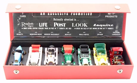 MATCHBOX SALESMAN SAMPLE DUPONT 7 CLASSIC CARS