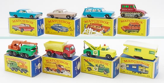 8 MATCHBOX VEHICLES
