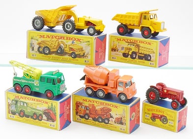 5 MATCHBOX KING SIZE VEHICLES