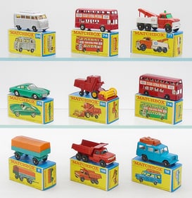 9 MATCHBOX VEHICLES
