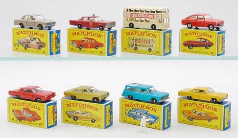 8 MATCHBOX VEHICLES