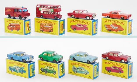 8 MATCHBOX VEHICLES