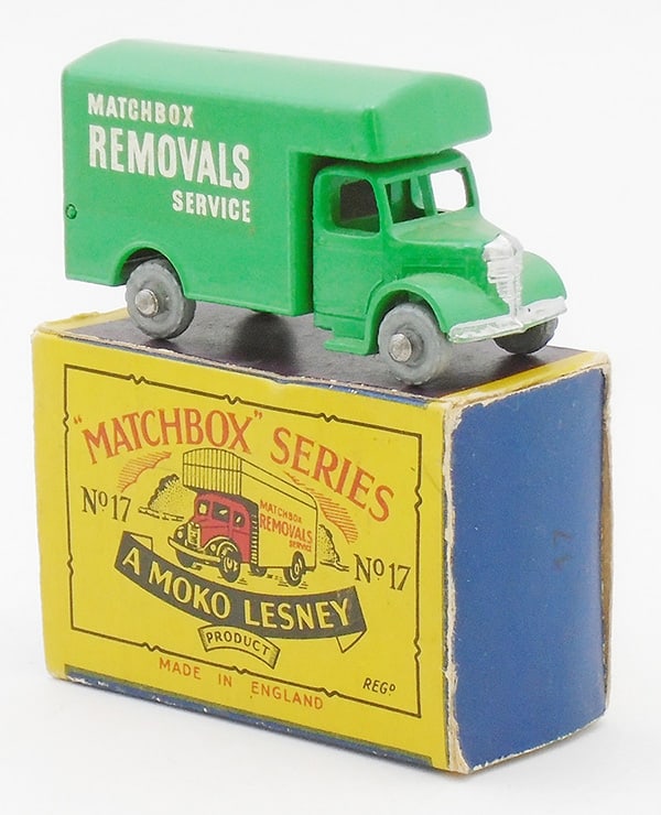 MATCHBOX MOKO 17A4 REMOVALS VAN: ST code 6, B2 orig box minor wear, C9.