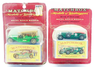 2 MATCHBOX BLISTER PACKS
