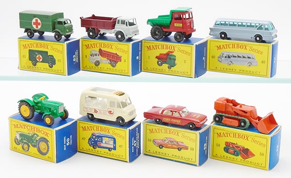 8 MATCHBOX VEHICLES (1 of 2)