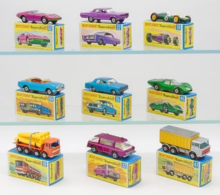 9 MATCHBOX SUPERFASTS