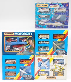 5 MATCHBOX ACTION PACK SETS