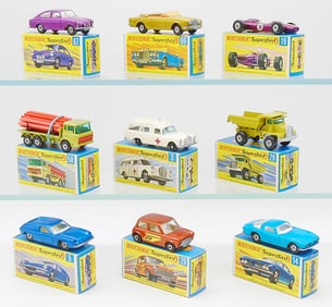 9 MATCHBOX SUPERFASTS