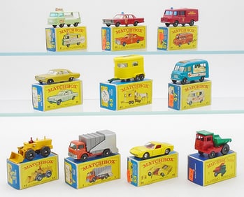 10 MATCHBOX VEHICLES
