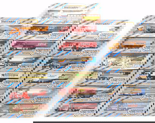 19 MATCHBOX CONVOYS: orig boxes & inserts minor wear, C9.