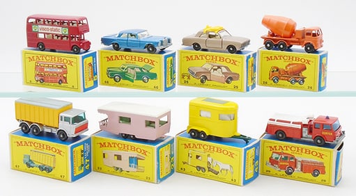 8 MATCHBOX VEHICLES