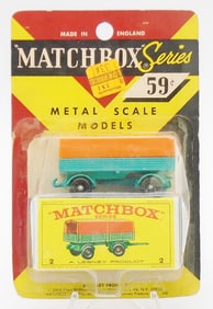 MATCHBOX 2D1 MERCEDES TRAILER BLISTER PACK