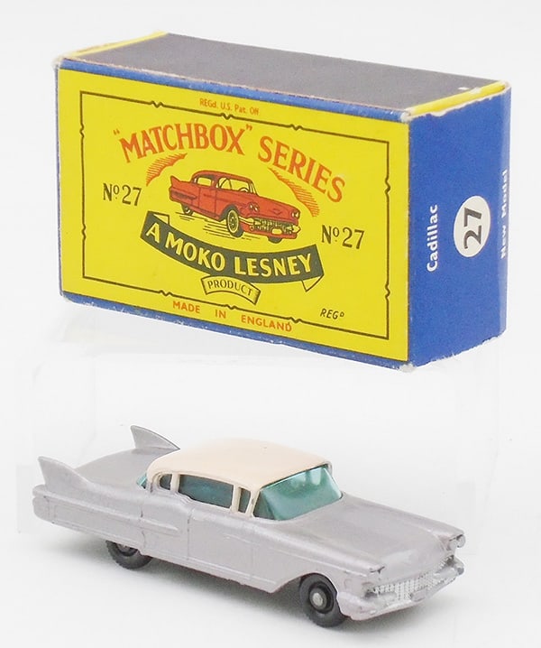 MATCHBOX 27C5 CADILLAC: ST code 15, B5 orig box minor wear, C9.