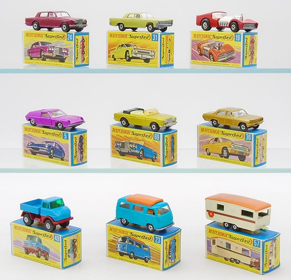 9 MATCHBOX SUPERFASTS (1 of 2)