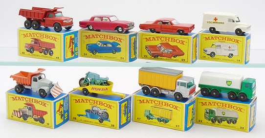 8 MATCHBOX VEHICLES