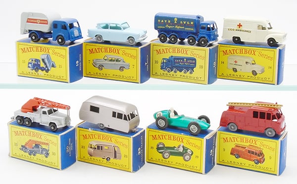 8 MATCHBOX VEHICLES (1 of 2)