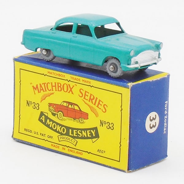 MATCHBOX 33A5 FORD ZODIAC: ST code 7, B5 orig box minor wear, C9.