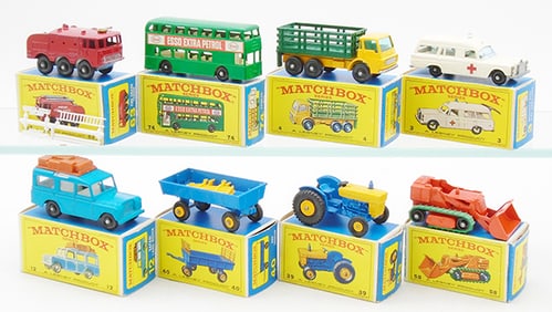 8 MATCHBOX VEHICLES