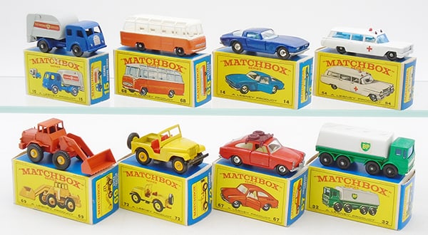 8 MATCHBOX VEHICLES (1 of 2)