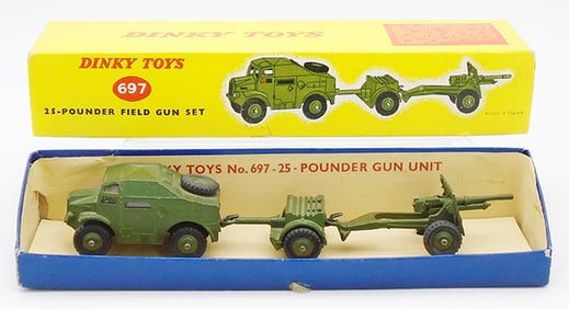 DINKY 697 25 POUNDER FIELD GUN SET