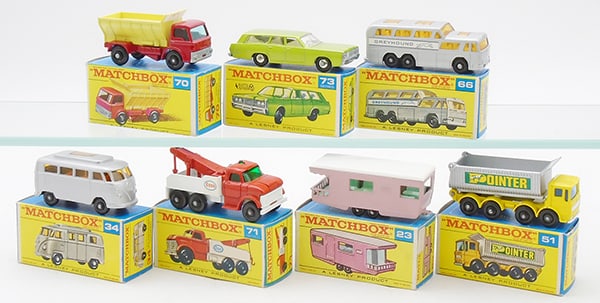 7 MATCHBOX VEHICLES (1 of 2)