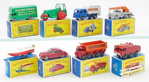 8 MATCHBOX VEHICLES