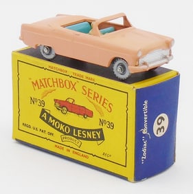 MATCHBOX MOKO 39A4 FORD ZODIAC CONVERTIBLE