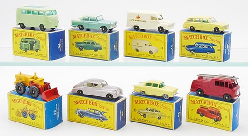 8 MATCHBOX VEHICLES
