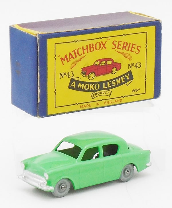 MATCHBOX 43A1 HILLMAN MINX: ST code 2, B2 orig box minor wear, C9.