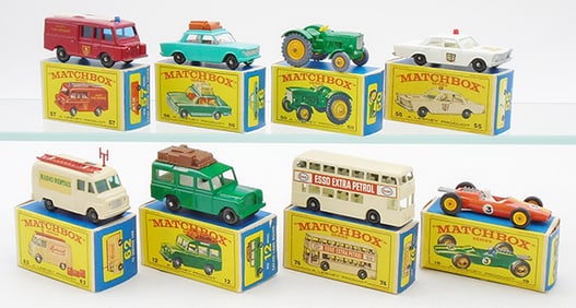 8 MATCHBOX VEHICLES
