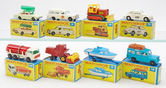 8 MATCHBOX VEHICLES