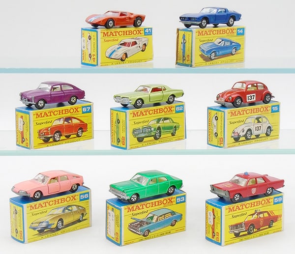 8 MATCHBOX SUPERFASTS (1 of 2)