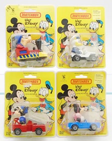 4 MATCHBOX WALT DISNEY BLISTER PACKS
