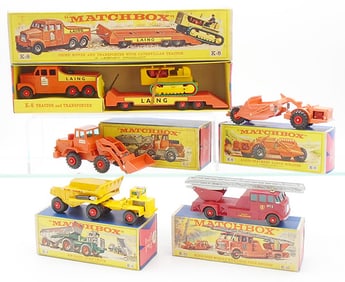 5 MATCHBOX KING SIZE VEHICLES