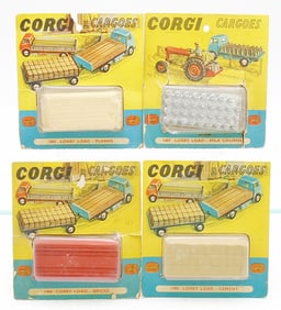 4 CORGI LORRY LOAD CARGOS