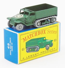 MATCHBOX 49A1 ARMY HALF TRACK MARK 3
