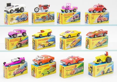 12 MATCHBOX SUPERFASTS