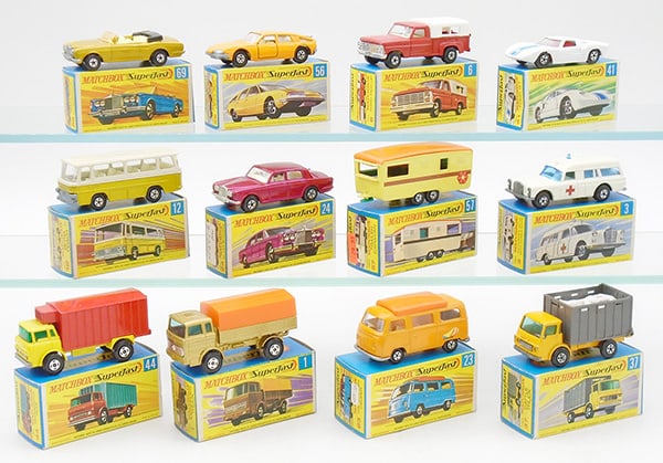 12 MATCHBOX SUPERFASTS (1 of 2)