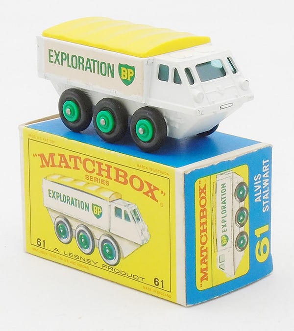 MATCHBOX 61B1 ALVIS STEWART: ST code 1, w/smooth bed, E4 orig box, C9.