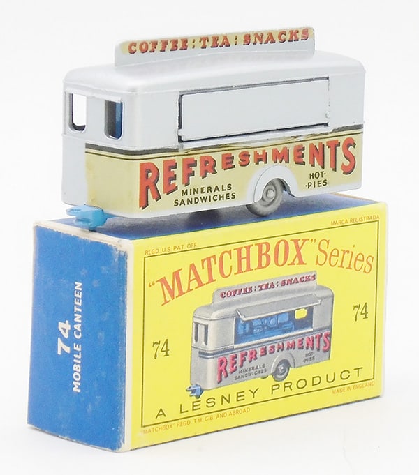 MATCHBOX 74A6 MOBILE CANTEEN: ST code 13, D1 orig box, C9.