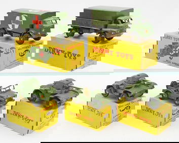 5 DINKY ARMY VEHICLES