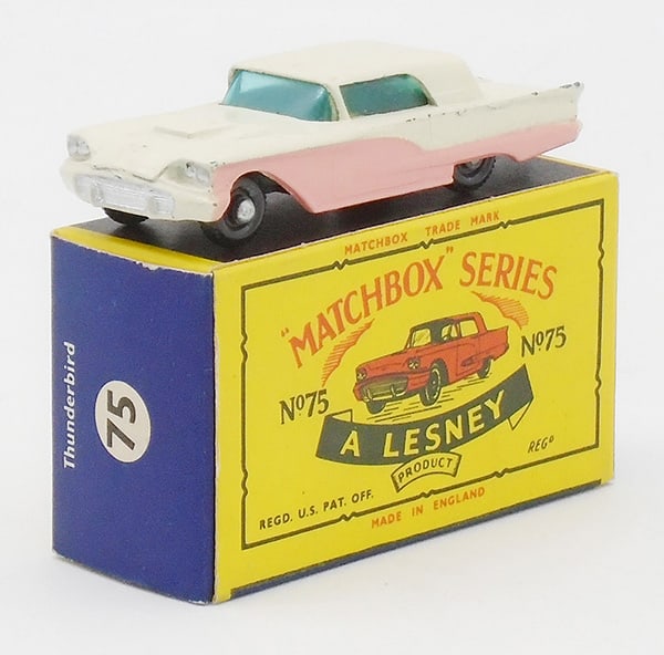 MATCHBOX 75A5 THUNDERBIRD: ST code 12, D1 orig box minor wear, C9.