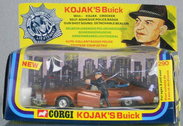 CORGI 290 KOJAK'S BUICK: orig box some wear, C9-10.